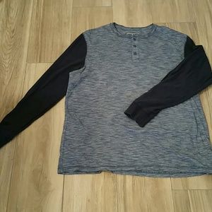 Urban Pipeline Long sleeve, Navy Blue Henley